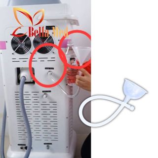 Phễu châm nước máy laser triệt lông