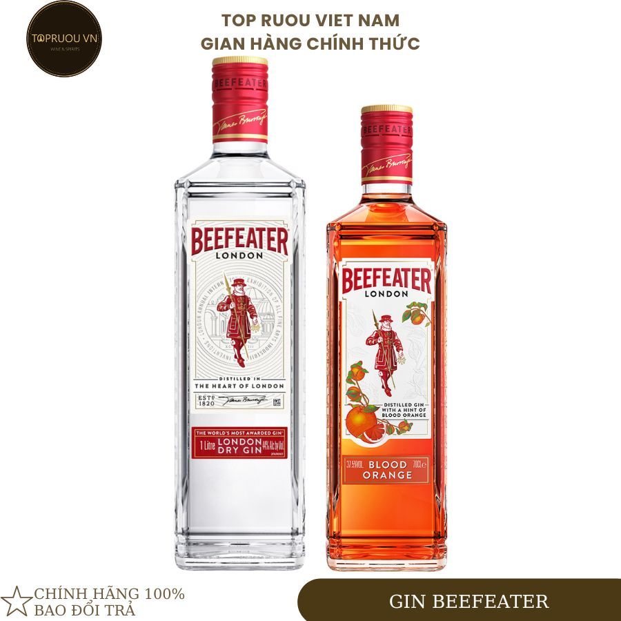 [Top Rượu VN] Gin Beefeater Dry [Chính Hãng]