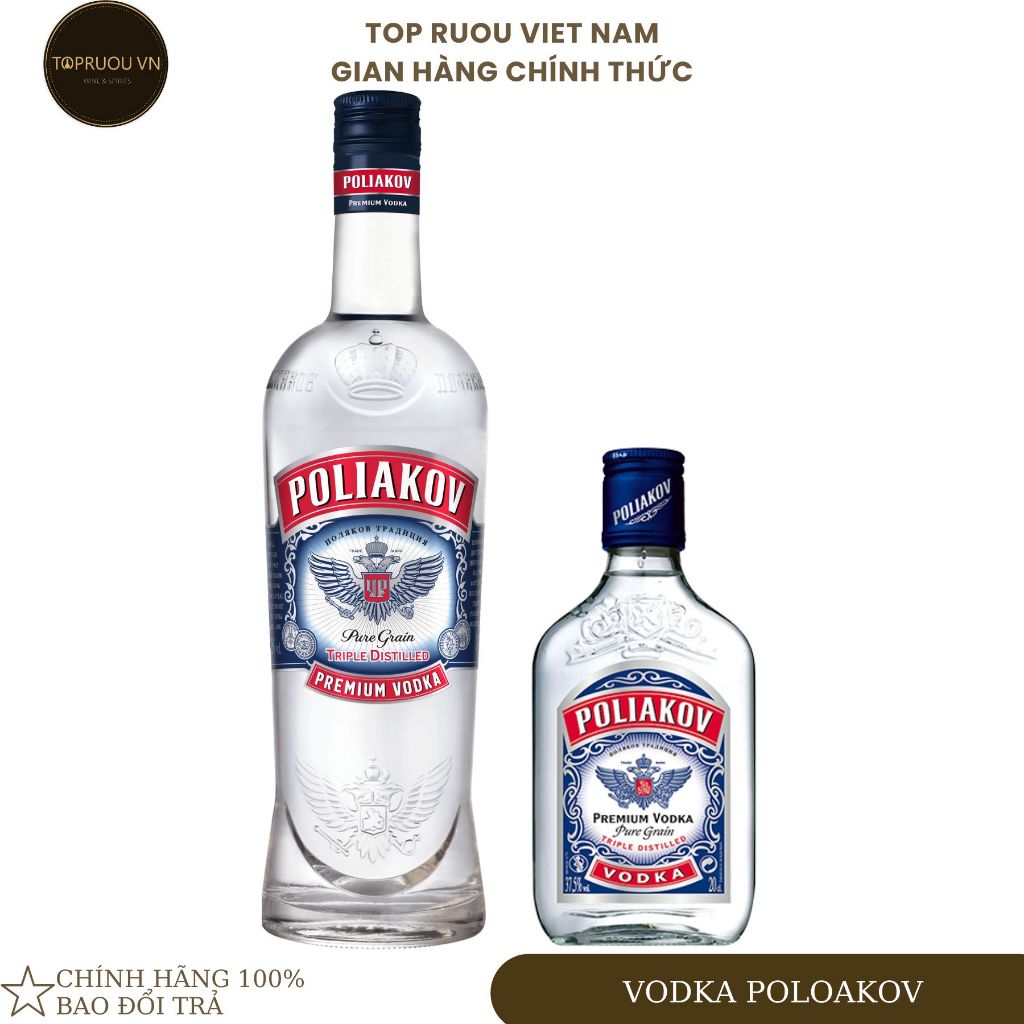 Vodka Poliakov [Chính Hãng][Top Rượu VN]
