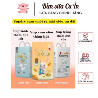 Bỉm SUPDRY, SUPDRY PREMIUM, SUPDRY ULTRA nội địa Trung quần dán size S72/M66/L60/M58/L52/XL46/XXL42/XXXL40