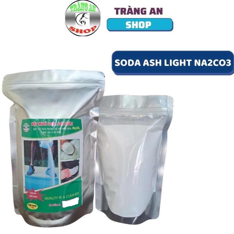 1kg - Bột Soda Công nghiệp, Công Dụng Tẩy Rửa, Nguyên Liệu Sản Xuất Xà Phòng, Dệt Nhuộm