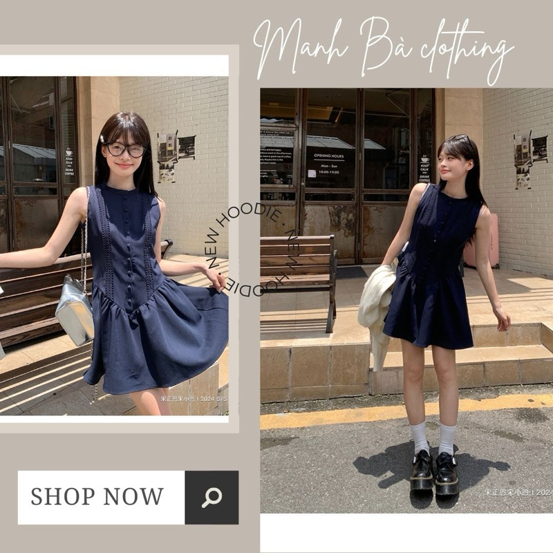 (manhba.clothing) váy xòe dáng nhắn xinh xắn nhà KANO CHÍNH HÃNG