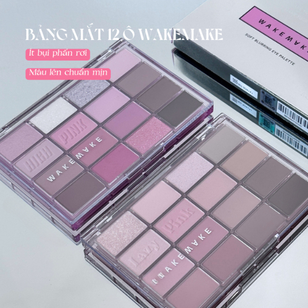 Bảng Phấn Mắt 16 ô WakeMake Soft Blurring Eye Palette
