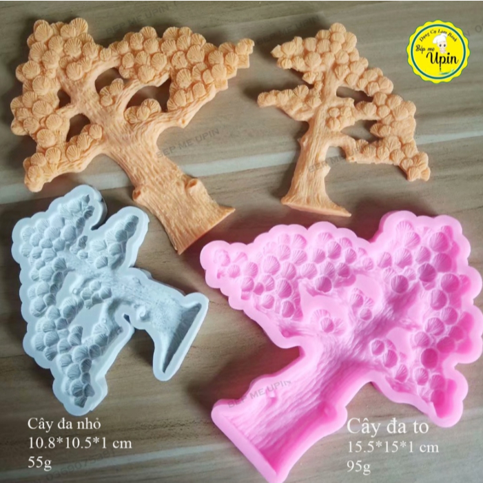 Khuôn silicon cây đa to và nhỏ