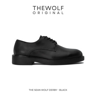 Giày Tây Nam Nữ THEWOLF SEAN DERBY - Black