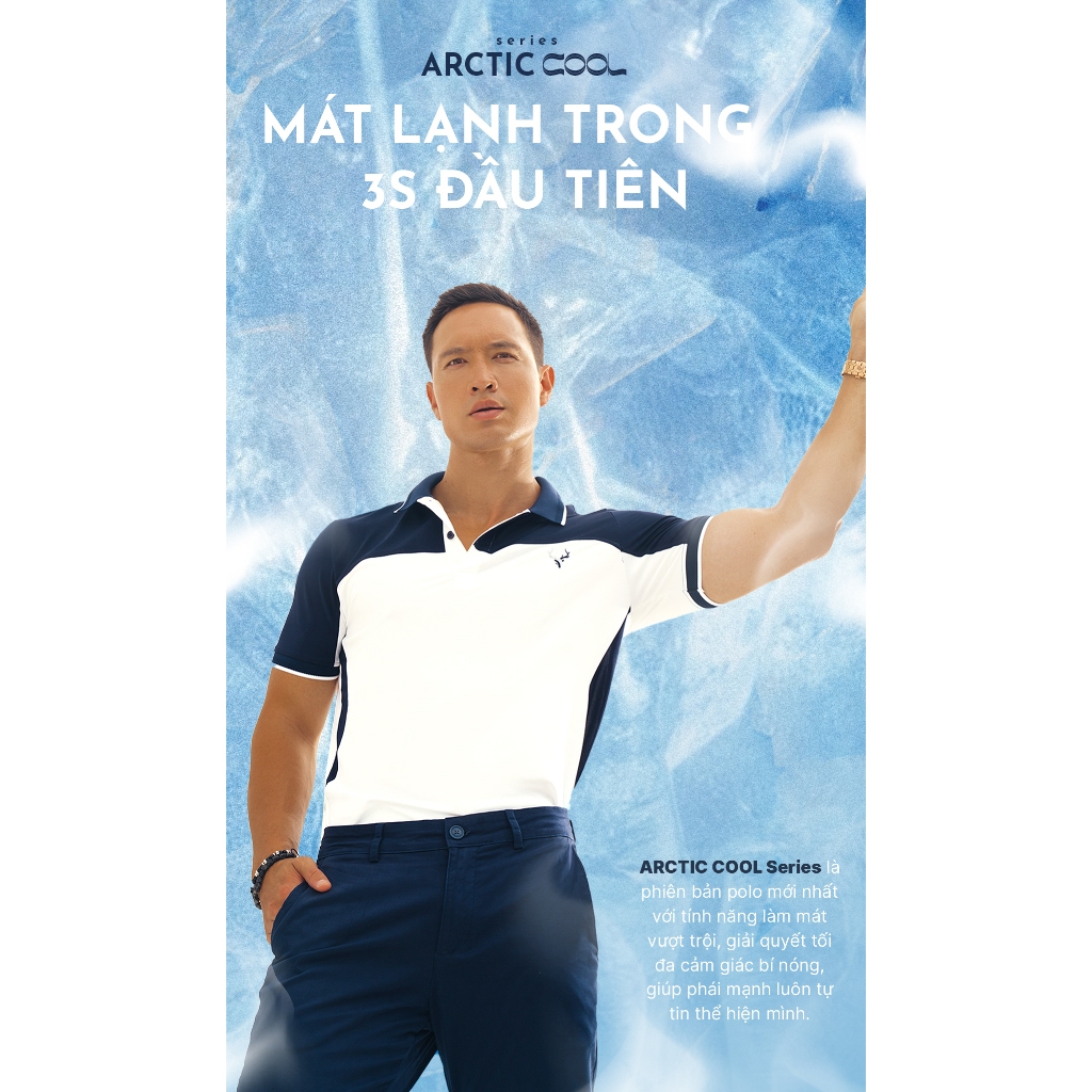 [Mát lạnh trong 3s đầu tiên] Áo polo nam TORANO EAGLEMAN POLO can phối, thấm hút tốt, nhanh khô, thoáng khí GSTP047 | BigBuy360 - bigbuy360.vn