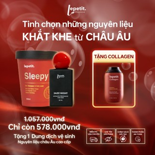 Bộ quà tặng Nam giới - Dung dịch vệ sinh Nam giới 100ml & Nước hoa vùng kín 25ml & Kem tắm gội thư giãn 250g Lepetit