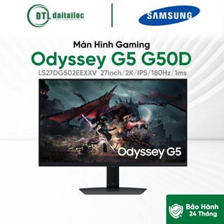 Màn Hình Gaming SAMSUNG Odyssey G5 G50D LS27DG502EEXXV 27 inch IPS 2K 180Hz 1ms | Chính Hãng | Bảo hành 24 tháng