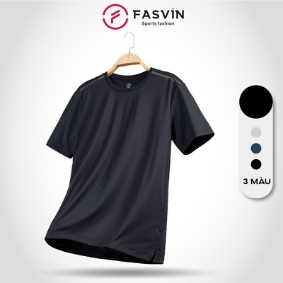 Áo thun thể thao nam Fasvin AHL23565.HN chất Nylon cao cấp vải mềm mịn thoáng mát thoải mái
