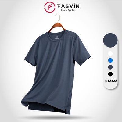 Áo thun thể thao nam Fasvin AHL23566.HN chất Nylon cao cấp vải mềm mịn thoáng mát thoải mái