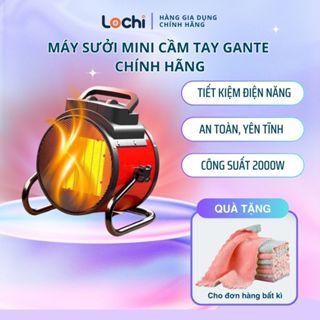 Máy sưởi mini cầm tay gante quạt sưởi gốm mini để bàn 2 chiều công suất 3000w làm nóng nhanh nhờ công nghệ sưởi gốm ptc