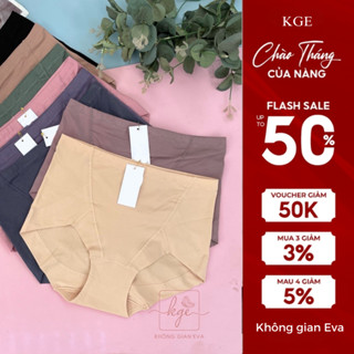 Quần lót nữ cotton lưng cao ôm bụng quần lót form to thấm hút mồ hôi cho người 55 - 65 kg 2032