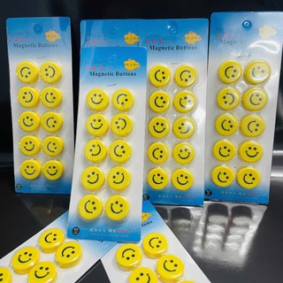 [STNC] COMBO 10 núm nam châm hình mặt cười chặn giấy siêu rẻ (chọn kích thước)