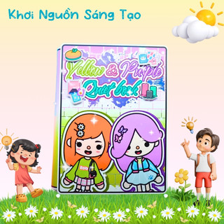ngôi nhà đồ chơi đồ chơi toca boca đồ chơi kuromi đồ chơi giấy kuromi đồ chơi giấy cinnamoroll montessori đồ chơi 0