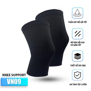 VNS Băng Bảo Vệ Đầu Gối VN09 1 Cặp Bó Gối Thể Thao Ôm Cơ Hàng Chính Hãng | GLOFIT STORE