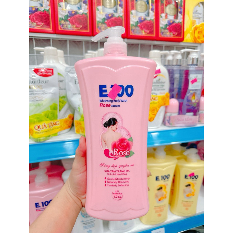 Sữa tắm trắng da E100