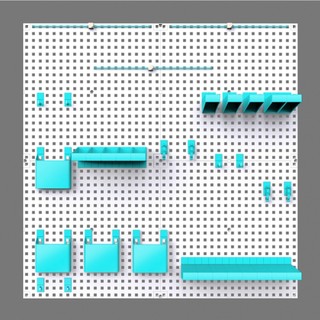 Bảng pegboard treo tường đa năng MS 10