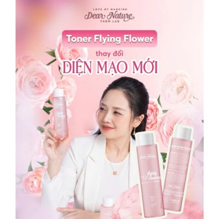  Toner hoa hồng cân bằng cấp ẩm se khít lỗ chân lông dịu nhẹ an toàn tự nhiên Dear Nature 