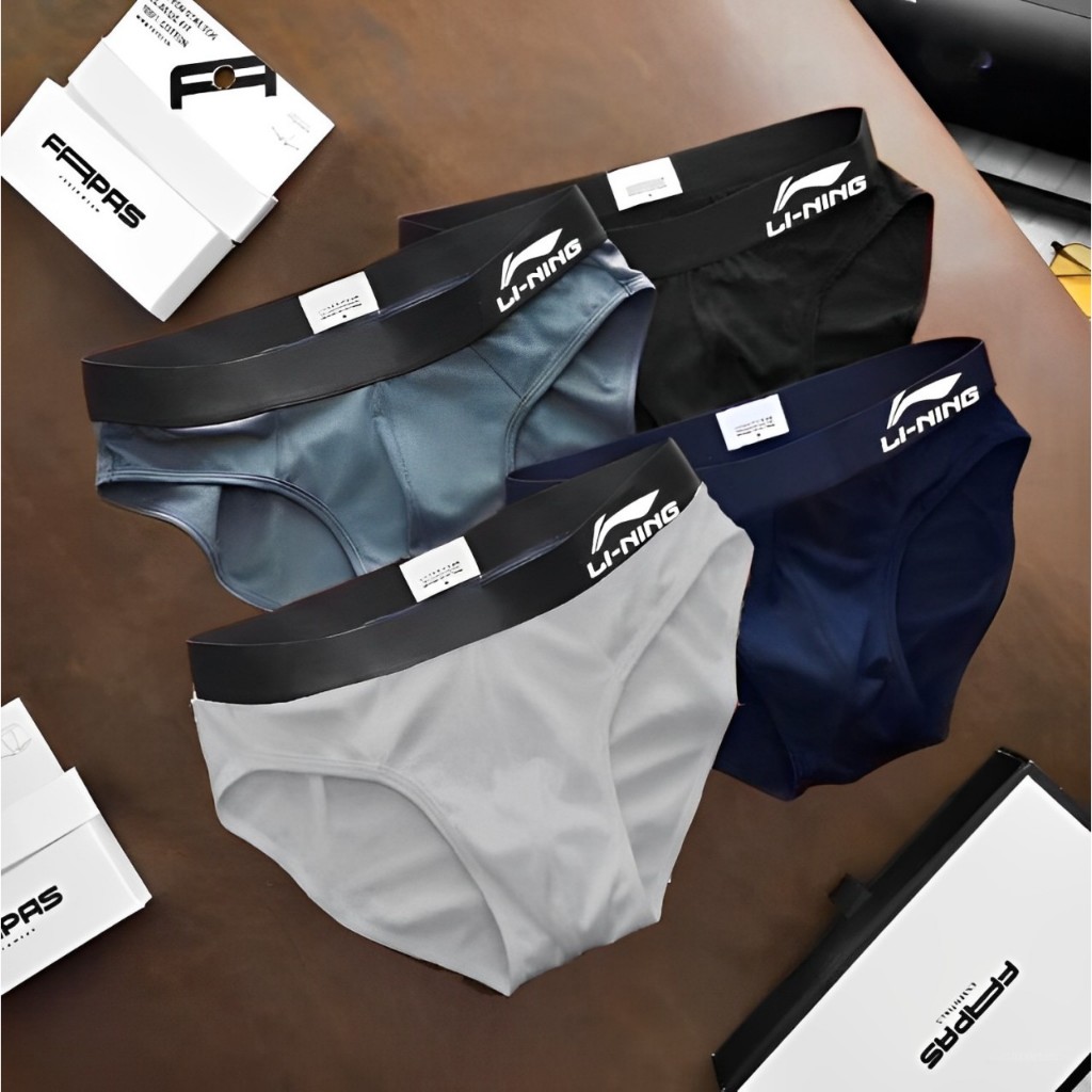 Combo 4 - 5 quần lót nam tam giác KOZTEMO chất vải thun lạnh co giãn 4 chiều thoáng khí KTM15