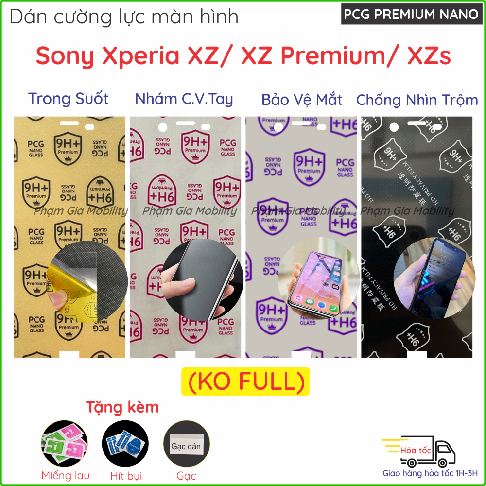 Dán cường lực màn hình dành cho Sony Xperia XZ (F8831)/ Premium (G8 142) XZs Ericsson C902 loại Nano