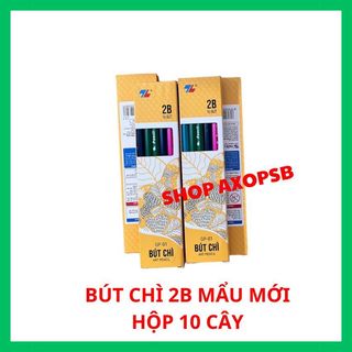 Combo 10 cây bút chì 2B, HB Thiên Long, nét đậm đẹp.