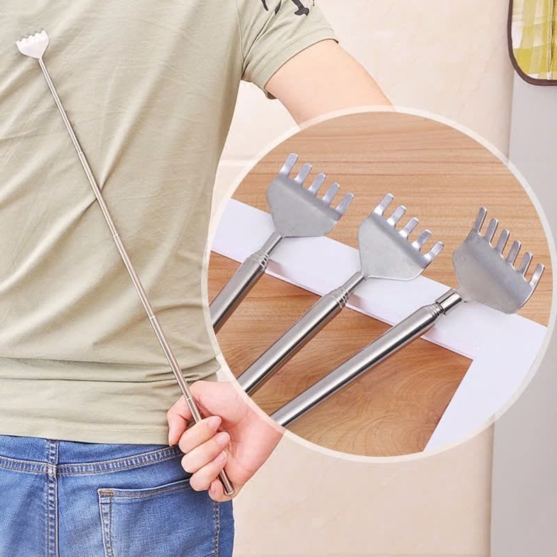 Cây Gãi Lưng Chất Liệu Inox Kéo Dài Tùy Chỉnh Thu Gọn Dễ Dàng Độ Dài Tối Đa 45cm