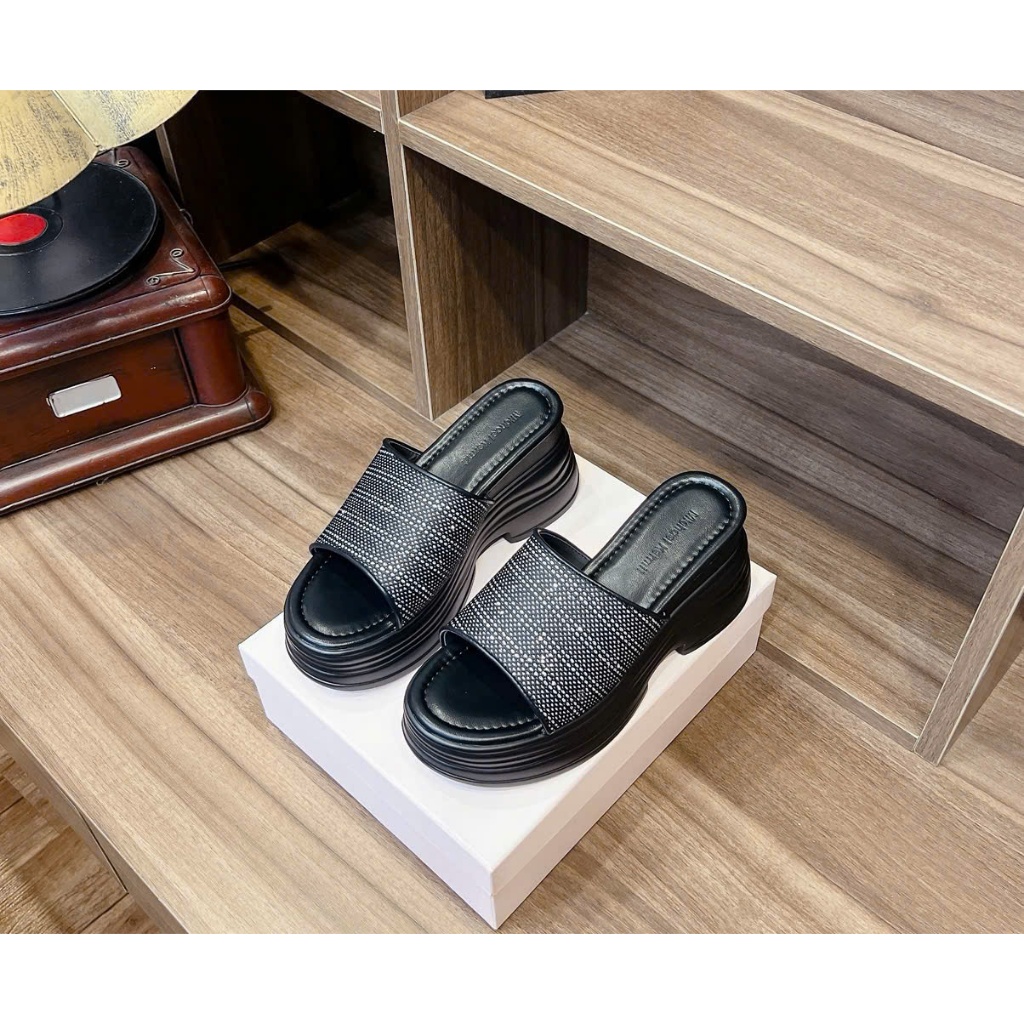 Dép xuồng B420 qccc quai bản nhũ dệt siêu nhẹ đế êm mềm đi rất thích