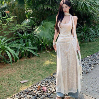 [Có ảnh thật] VERONICA DRESS Đầm midi dài đầm ren thanh lịch phong cách ulzzang SAM SAM BOUTIQUE