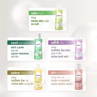 Dung Dịch Vệ Sinh Phụ Nữ Lactacyd ODOR FRESH Khử Mùi 24H 60ml