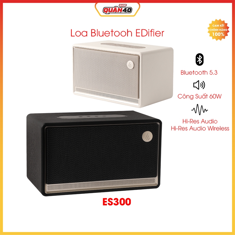 Loa Bluetooth EDifier ES300 | Bluetooth 5.4 | Công Suất 60W | Chuẩn Âm Thanh Hi-Res Audio/Wireless -