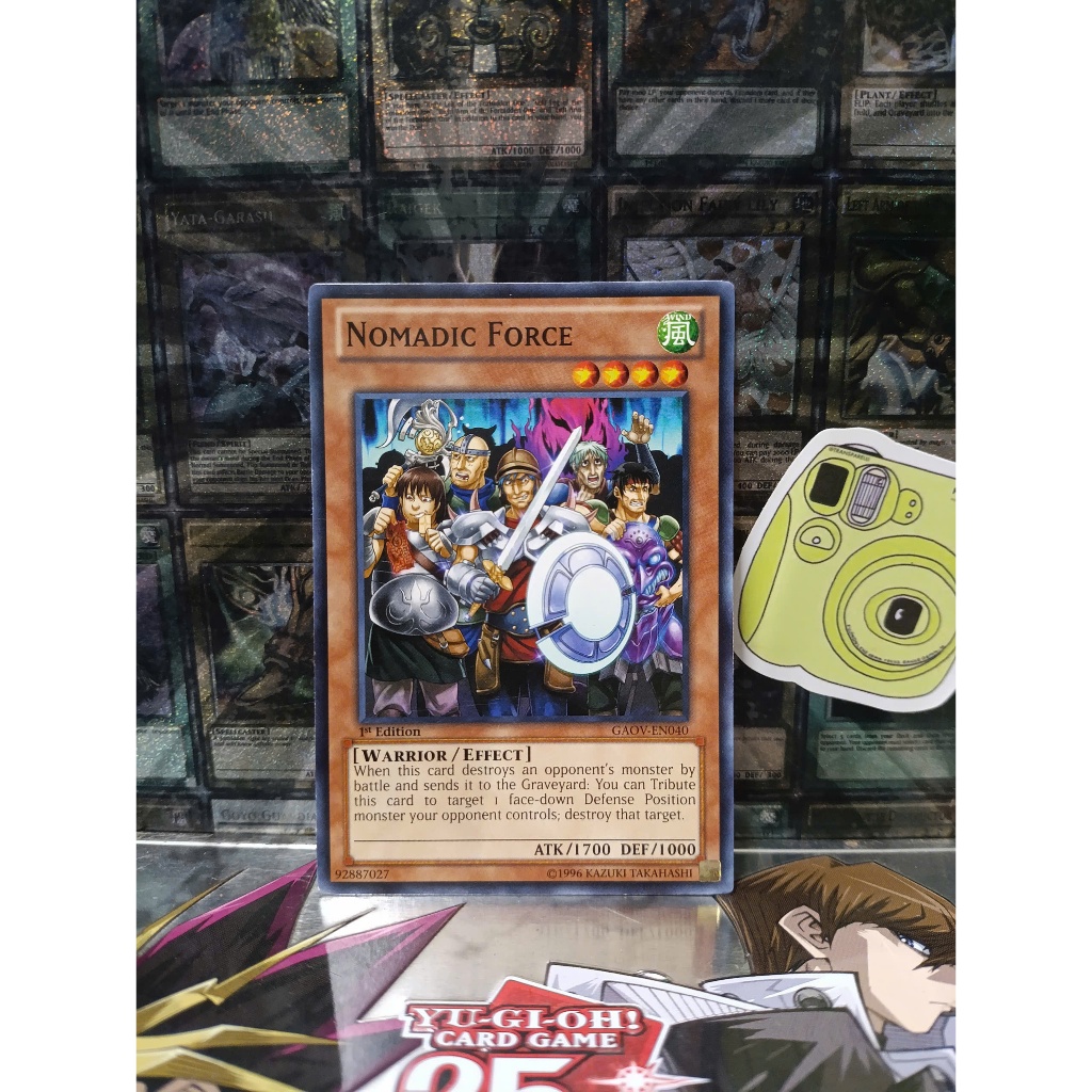 [ Đỗ Lạc Yugioh ] Thẻ Bài Mint90 Yugioh Monster Nomadic Force  - Common