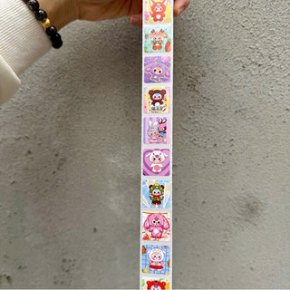 sticker cuộn đủ mẫu 500 sticker / cuộn