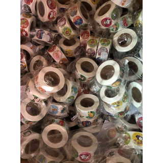 sticker cuộn đủ mẫu 500 sticker / cuộn