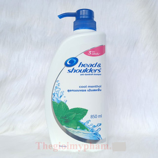 Dầu Gội Head & Shoulder Bạc Hà 850ml