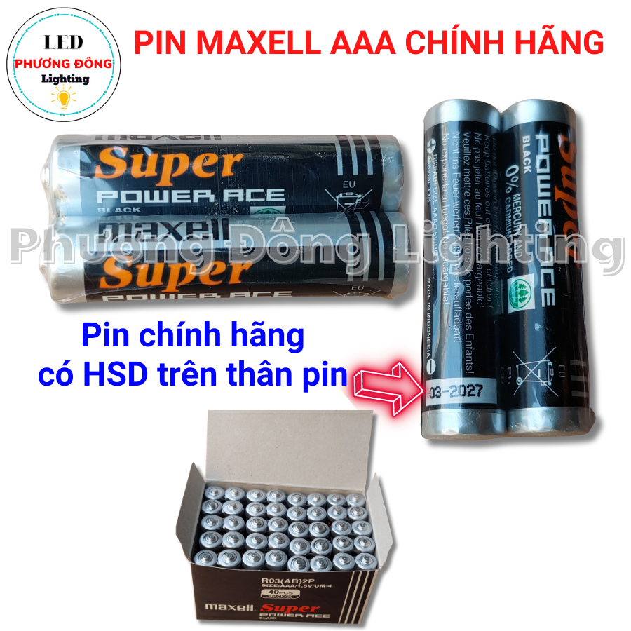 Pin 3A (AAA) Pin tiểu Super Maxell 1.5V
