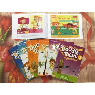 Bản đép Doodle Town Nursery,1,2,3 bản 1 ( tặng file nghe mp3)