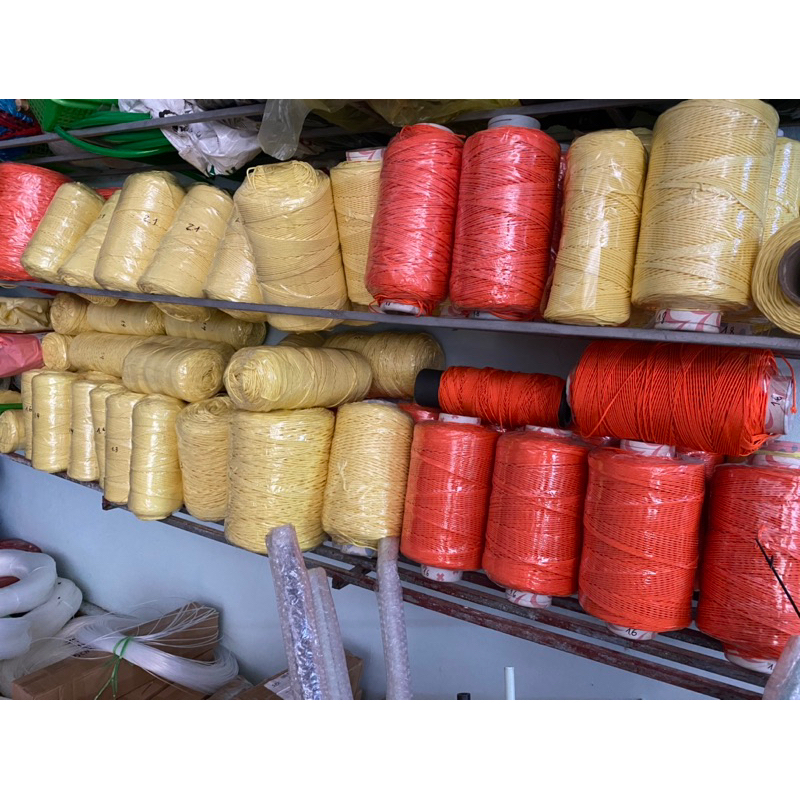 Dây dù China Cam & Vàng bán Nguyên cuộn thả diều nhiều kích cỡ lựa chọn