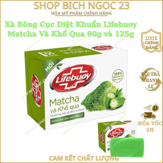 Xà Bông Cục Diệt Khuẩn Lifebuoy Matcha Và Khổ Qua 90g và 125gii