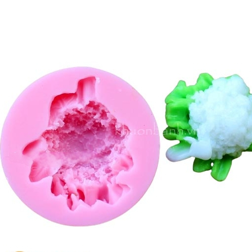 Khuôn silicon bông súp lơ rau củ làm bánh