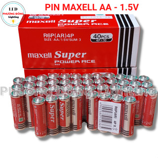 Hộp 40 viên Pin Tiểu AAA/AA MAXELL 1,5V Hàng chính hãng
