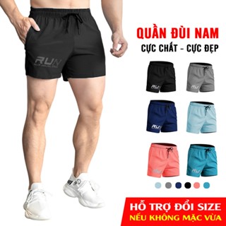 Quần Đùi Thể Thao Nam RUN, Dáng Ngắn Ngang Đùi, Dùng Chạy Bộ, Tập Gym, Mặc Ở Nhà Thoải Mái Hết Nấc Luôn