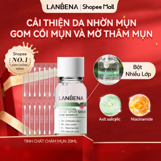 【Giá Live Độc Quyền Serum Salicylic Acid Giảm Mụn LANBENA  Loại Bỏ Mụn Trứng Cá Nhanh Chóng 12ml