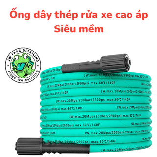 Dây rửa xe cao áp JiongWa lõi thép siêu mềm chịu áp lực 200 Bar