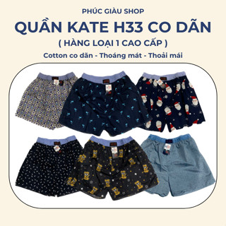 [HÀNG LOẠI 1] Quần Kate Nam Co Dãn Thoáng Mát, Quần Đùi Nam Mặc Nhà Thoải Mái H33
