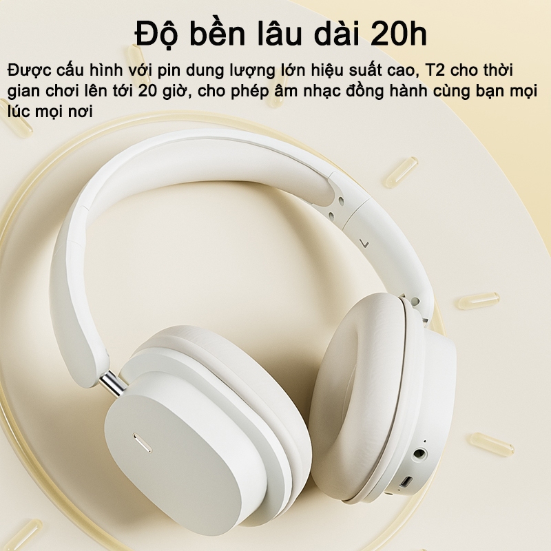 Tai Nghe Không Dây Soyto T2 Bluetooth 5.3 Với Micro HD Hỗ Trợ Có Dây / Thẻ TF Mode | BigBuy360 - bigbuy360.vn