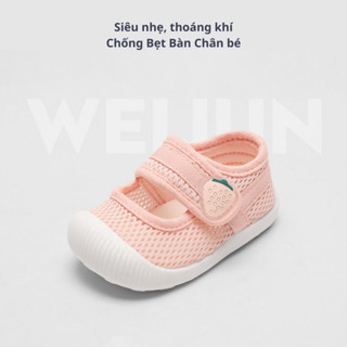 Dép tập đi cho bé gái bé trai 1086, giày tập đi chống bẹt chân đế mềm siêu nhẹ chống trơn trượt TD5