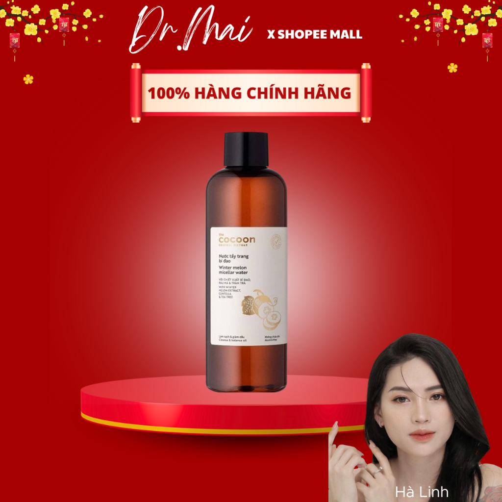  Nước Tẩy Trang Cocoon Winter Melon Bí Đao Làm Sạch Da Và Giảm Dầu 500ml - myphamdrmai 