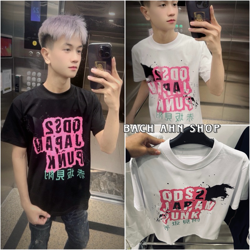 Áo Phông D2 In Vẩy Sơn In Nhiệt 2 Lớp Cotton lạnh