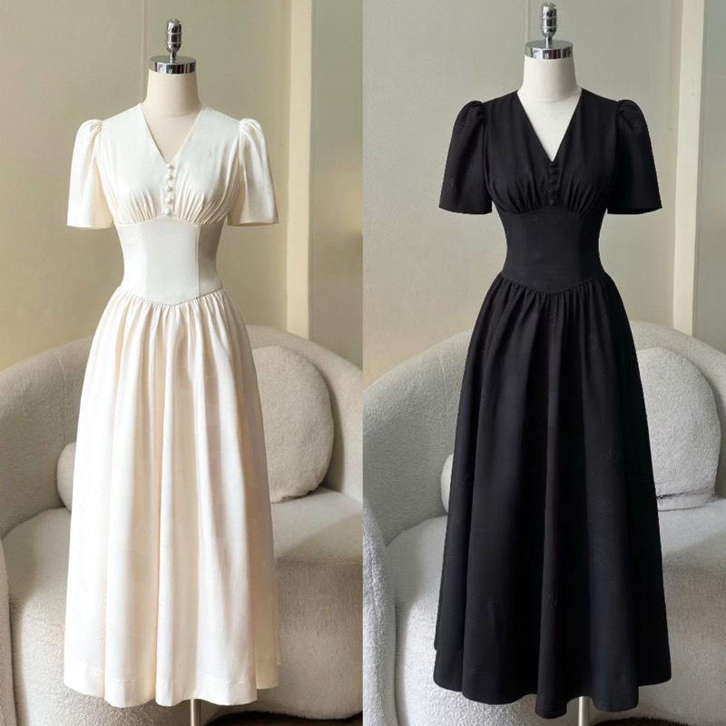 [𝐁𝐚́𝐧 𝐜𝐡ạ𝐲] Đầm Thiết Kế Bigsize, Váy đầm nữ cổ V Shi Shang SIẾT EO tôn dáng | BigBuy360 - bigbuy360.vn