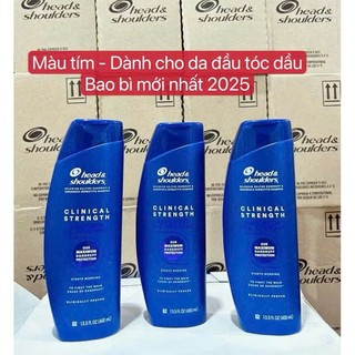 Dầu Gội Giàm Gàu Head & Shoulders Clinical Strength 400ml (Bill Mỹ)